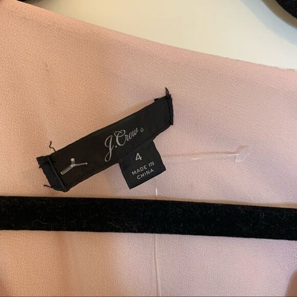 J. Crew Velour Wrap Front Peplum Blouse - Picture 14 of 16